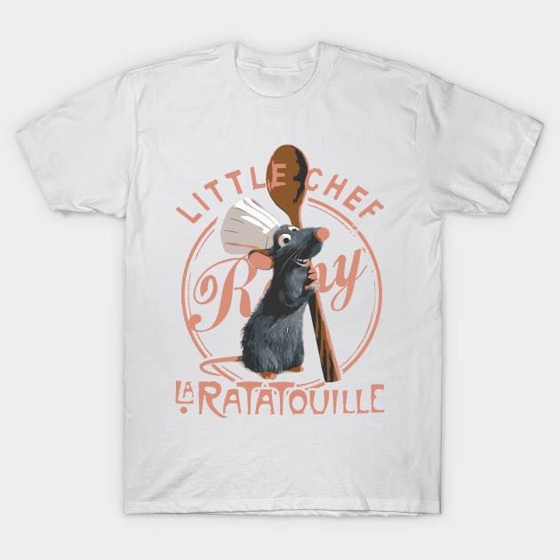 Ratatouille Tribute - Ratatouille Little Chef Kitchen - Epcot Remy Haunted Mansion - Pixar Rat Lion King Wall e - Up - ratatouille - Pirates Of The Caribbean - ratatouille -Tangled T-Shirt by TributeDesigns